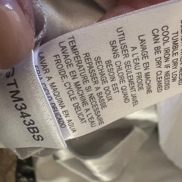 BCBGeneration Light Yellow color block Dress Sz 10 - Picture 7 of 7